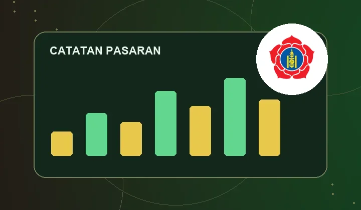 Ilustrasi arsip dengan logo pasaran mongolia live draw